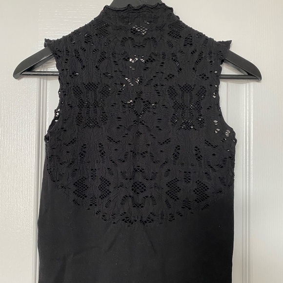 *NEW* Black Lace Mini Dress - Picture 4 of 5